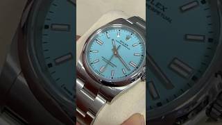 Rolex OP 126000 Tiffany 36mm 🔥🔥 rolex tiffany clasy [upl. by Fredric]