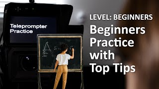 Teleprompter Practice  Beginners  with Top Tips [upl. by Shelly]