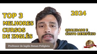 Os 3 Melhores cursos de inglês online Bom e barato  2024 [upl. by Tudor]