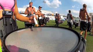 DCI Drum Cam 2013 Blue Devils [upl. by Nwahsyt]