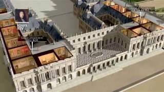 El Palacio de Versalles en 3D reconstitución historica  como ir desde Paris [upl. by Eillas884]