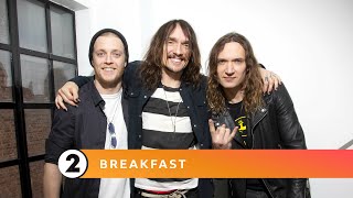 The Darkness  Immigrant Song Led Zeppelin cover Radio 2 Breakfast [upl. by Hinman]