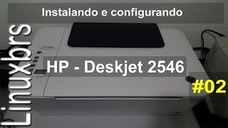 Impressora HP Deskjet 2546  instalando e configurando  wifi  ptbr  Brasil [upl. by Weiman]