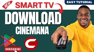 How to Download Cinemana App on Smart TV 2024 Without Google Play Store [upl. by Ativak]