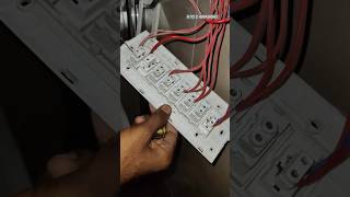 Electrical work⚡ 8 modular switch board connection kese kare 🪛trending subscribe shorts [upl. by Gaynor]