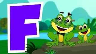 Phonics Song  Letter F  Learn ABC  Kids Video [upl. by Anaujal]