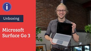 Handzaam stevig en stijlvol  Unboxing Microsoft Surface Go 3 [upl. by Suez63]