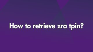 How to retrieve zra tpin [upl. by Letsyrhc]