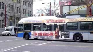 Trolleybuses in Vancouver Canada [upl. by Latsyk178]