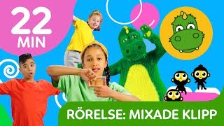 Bolibompa Mini Mixade favoriter Rörelselek  22 min [upl. by Trumaine109]