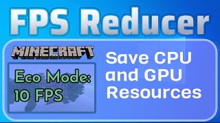 FPS Reducer  Minecraft Mod  Dynamic FPS  Forge and Fabric [upl. by Claybourne971]