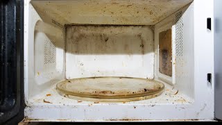 How to CLEAN MICROWAVE with Vinegar SANITIZE amp REMOVE ODOR [upl. by Trellas]