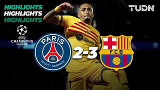 HIGHLIGHTS  PSG 23 Barcelona  UEFA Champions League 202324  4tos  TUDN [upl. by Anitniuq]