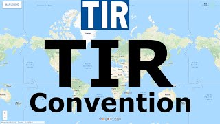 TIR Convention  International Treaty  NaRvi Academy [upl. by Noissap]