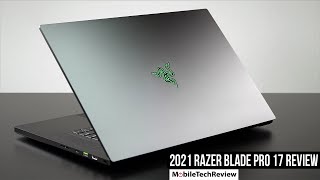 Razer Blade Pro 17 RTX 3060 QHD Laptop Review [upl. by Attinahs]