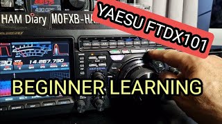 YAESU FTDX101 BEGINNER  LEARNING BASICS [upl. by Elamaj371]