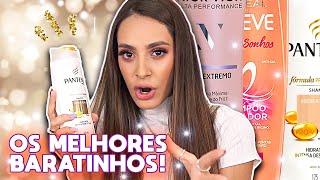 TOP 5 MELHORES SHAMPOOS BARATOS que DEIXAM o CABELO LISO [upl. by Mroz]