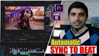 Automatic Sync Your Video to the Music Beat Adobe Premiere Pro  Film Editing School [upl. by Aicert]