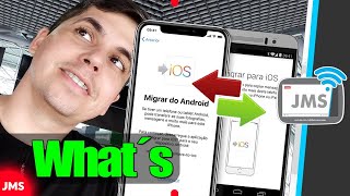 WhatsApp Transferir do Android para o iPhone fazer Backup e Restaurar Mensagens [upl. by Macintosh]