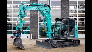 Walk Around Kobelco SK85MSR2PB voor Marco Broch BV [upl. by Benjy]