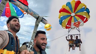 Life Main First Time Parasailing Ki 😍 [upl. by Laurens]