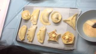 How to fold seal and crimp empanadas repulgue de empanadas 5 Basket Style 2 [upl. by Genie414]