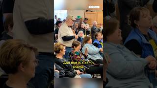 GOP senator booed while leaving town hall after questions about DOGE cuts [upl. by Sinnej]