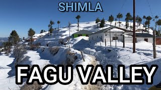 Fagu Valley  Snow Covered Wonderland  Shimla [upl. by Breh]