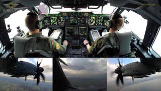 Luftwaffe A400M Tornado powerful Takeoff Cockpit Views AirClips [upl. by Gabriell]