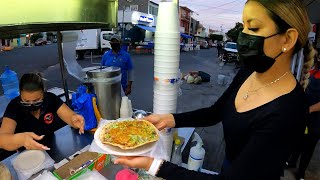 350 Mexican Chorreada Sinaloa Street Food 🇲🇽 [upl. by Sixela]