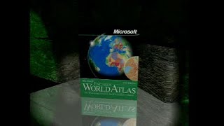 Microsoft Encarta World Atlas 1998 Edition Ad Video 1998 [upl. by Evvy]