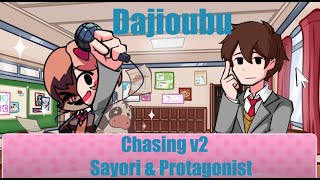 FNF COVER  Daijoubu v2  Chasing v2 Sayori amp Protagonist cover [upl. by Johnath]