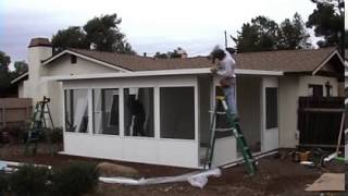 Patio Enclosure Installation Video [upl. by Letitia]