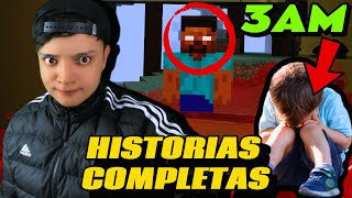 Mi hermano ENCONTRÓ A HEROBRINE A LAS 3AM LO GRABÓ💀🎥￼MUCHAS HISTORIAS [upl. by Retrak]