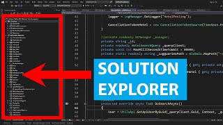 How To Add Solution Explorer in Visual Studio 2022 [upl. by Yddub]