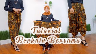 BERKAIN BERSAMA  TREND FASHION HACK KAIN BATIK [upl. by Bobbi]