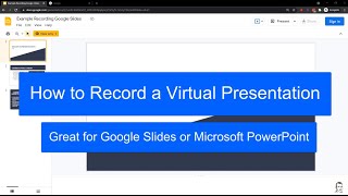 How to Record a Google Slides Presentation [upl. by Yuh]