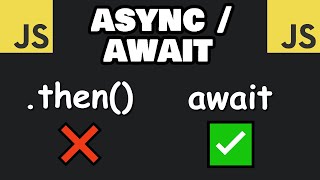 JavaScript ASYNCAWAIT is easy ⏳ [upl. by Lerat]