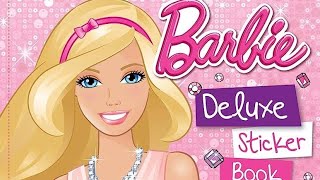 Barbie sticker book my sticker collection KS art and craft [upl. by Aidnahs]