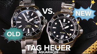 14 differences between the old and new TAG Heuer Aquaracer collection [upl. by Etnoled]