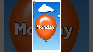 Days of the week song  Sunday Monday song week name in english [upl. by Branch]