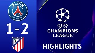 Paris SaintGermain vs Atletico Madrid 1  2  UEFA Champions League  Round 4 of the league stage [upl. by Nivi82]