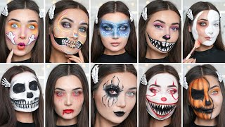 10 LAST MINUTE HALLOWEEN MAKEUP IDEAS 2024 [upl. by Ysnat589]