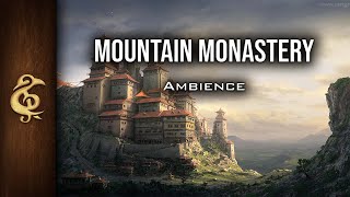 Mountain Monastery  Bells Asian Instruments Wind Ambience  1 Hour [upl. by Nirret]