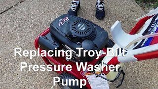 Troybilt pressure washer maintenance [upl. by Beedon]