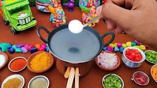 Miniature Neer Dosa  Tomoto Chutney  Miniature Cooking  Easy Breakfast Recipe  Mini Food [upl. by Reivaz]