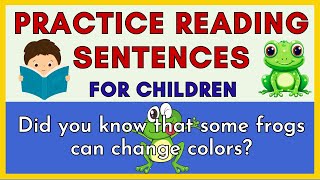 PRACTICE READING SENTENCES  S2  Reading at Home  Reading amp Vocabulary Skills [upl. by Ladnar]