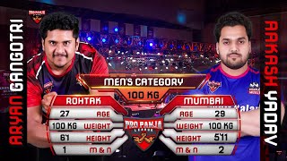 Aryan Gangotri vs Akash Yadav  Rohtak Rowdies vs Mumbai Muscle  Pro Panja League  Full Match [upl. by Akinahc222]