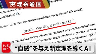 AIが“天才的直感”を与え数学の新定理を導くことに成功 Nature誌に掲載【橋本幸治の理系通信】（2021年12月2日） [upl. by Nelie]