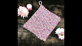 Easy Crochet Washcloth [upl. by Gnouv]